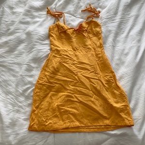 Orange summer dress